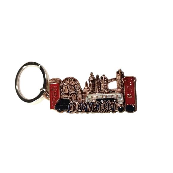 London England Metal Keychain Big Ben Souvenir - Picture 3 of 6